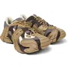 Camperlab Tormenta Panelled Sneakers In Grey,brown,white