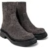 Camperlab Vámonos Textured-finish Ankle Boots In Grey