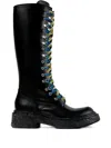Camperlab Vamonos Lace-up Leather Boots In Black