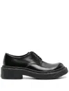Camperlab Vámonos Leather Derby Shoes In Black