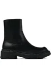 Camperlab Zip-detail Textured Boots In Black
