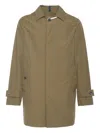 Camplin Field Jacket With Button Closure In Brown