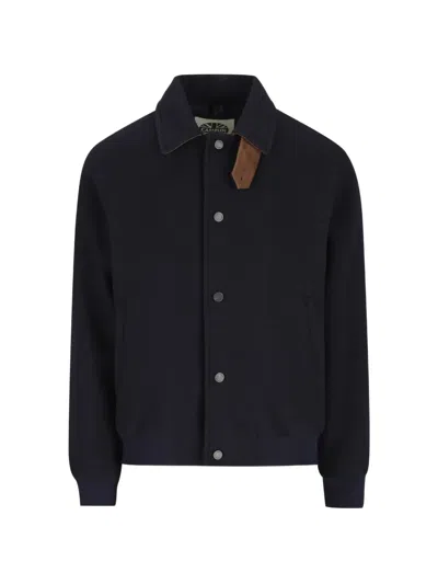 Camplin Button-fastening Single-breasted Coat In Blue