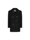 Camplin Woman Coat Black Size 10 Wool, Polyamide In Black