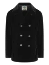 Camplin Double-breasted Coat In Multi