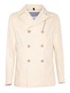 Camplin Double-breasted Field Jacket In Neutral
