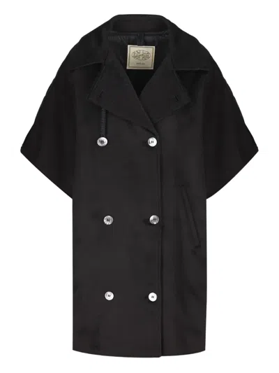 CAMPLIN DOUBLE-BREASTED SHORT-SLEEVE COAT