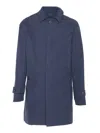Camplin Field Jacket With Button Closure In Blue