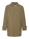 Camplin Field Jacket With Button Closure In Green