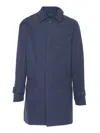 Camplin Field Jacket With Button Closure In Blue