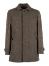 Camplin Single-breasted Coat In Brown