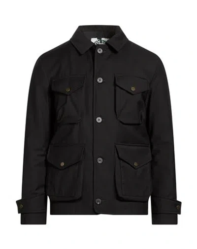 Camplin Man Jacket Black Size 38 Wool, Polyamide