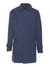 Camplin Field Jacket With Button Closure In Blue