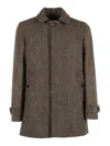 Camplin Single-breasted Coat In Brown