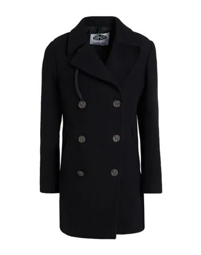 Camplin Woman Coat Black Size 10 Wool, Polyamide