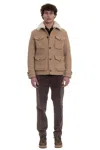Camplin Wool Field Jacket Mod. Explorer In Brown