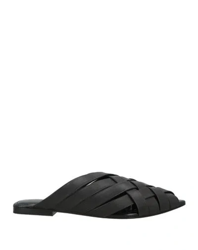 Campo Dé Fiori Woman Mules & Clogs Black Size 8 Leather