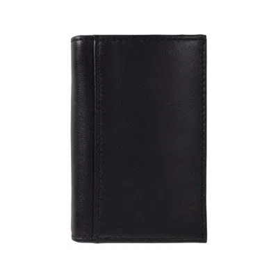 Campo Marzio Roma 1933 Men's Double Business Card And Credit Card Holder - Black