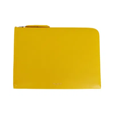 Campo Marzio Roma 1933 Men's Yellow / Orange Laptop Sleeve Sixteen Inch Canary Yellow In Yellow/orange