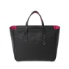 Campo Marzio Roma 1933 Women's Ashley Handbag Black-fuchsia In Black