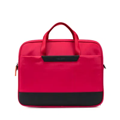 Campo Marzio Roma 1933 Women's Black / Pink Antoine Briefcase - Hot Pink In Multi