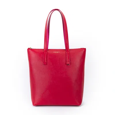 Campo Marzio Roma 1933 Women's Cameron Vertical Bag Cherry Red- Fuchshia