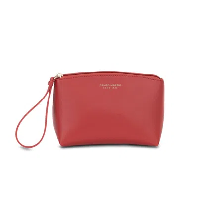Campo Marzio Roma 1933 Women's Katniss Medium Trousse - Cherry Red