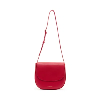 Campo Marzio Roma 1933 Women's Kym Saddle Bag - Cherry Red In Burgundy