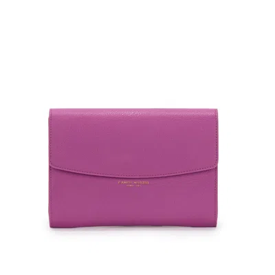 Campo Marzio Roma 1933 Women's Pink / Purple Meryl Baguette Bag - Mauve Silver