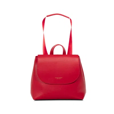 Campo Marzio Roma 1933 Women's Red Bag Convertible In Backpack