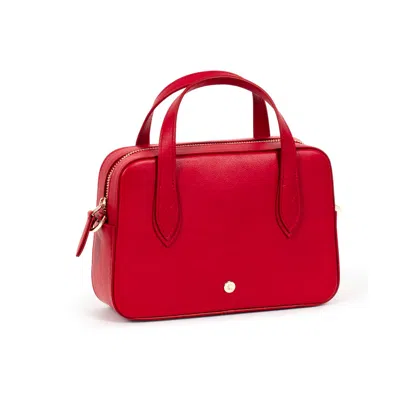Campo Marzio Roma 1933 Women's Red Eloise Handbag Mini Flame Scarlet* In Brown