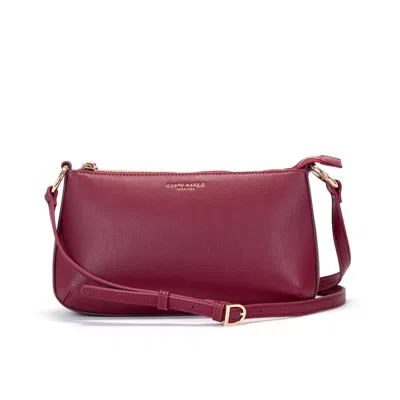 Campo Marzio Roma 1933 Women's Red Paula Baguette Bag Bordeaux - Plum