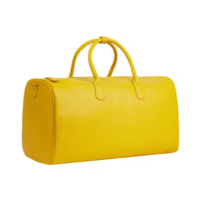 Campo Marzio Roma 1933 Women's Yellow / Orange Travel Luxury Duffle Bag - Canary Yellow