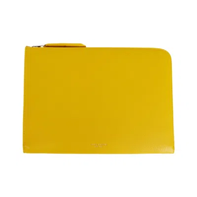 Campo Marzio Roma 1933 Yellow / Orange Laptop Sleeve Canary Yellow In Yellow/orange
