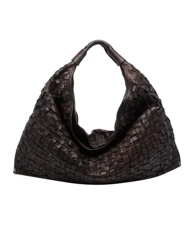 Campomaggi Atena Intrecciato Tote Bag In Brown