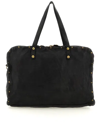 Campomaggi Black Leather Clelia