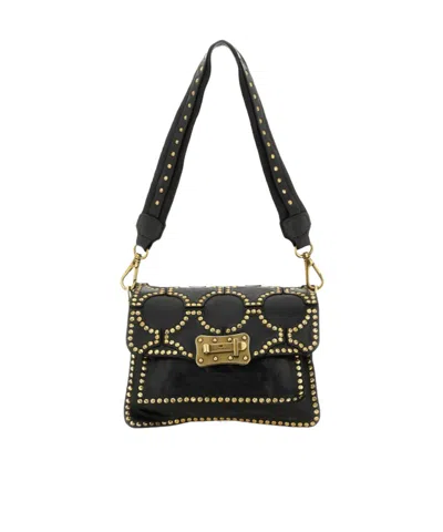 Campomaggi Flap Shoulder Bag In Black