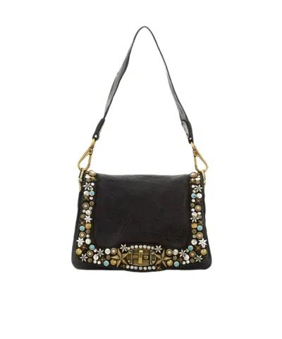 Campomaggi Flap Shoulder Bag In Brown