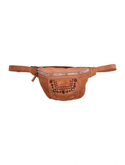 Pre-owned Campomaggi Leather Belt Bag In Brown