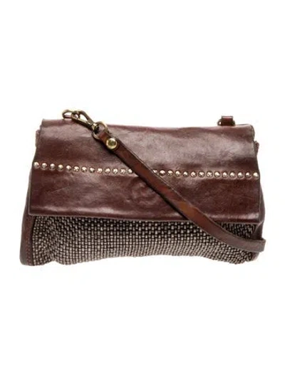 Pre-owned Campomaggi Leather Crossbody Bag In Brown