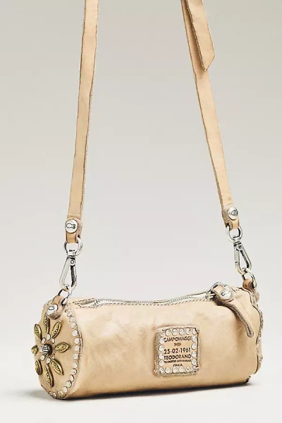 Campomaggi Licia Crossbody Barrel Bag In Sand