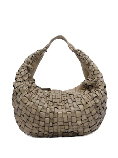 Campomaggi Marisa Woven Zip-fastening Tote Bag In Neutral