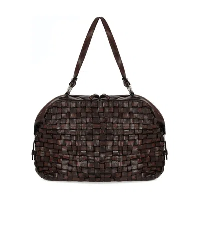 Campomaggi Rachele Large Dark Brown Bowler Bag