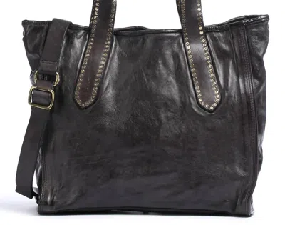 Campomaggi Shopping Media Bag In Dark Grey