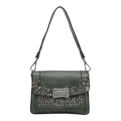Campomaggi Small Agnese Crossbody Bag In Green