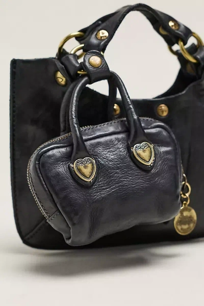 Campomaggi Tania Micro Bag Charm In Black