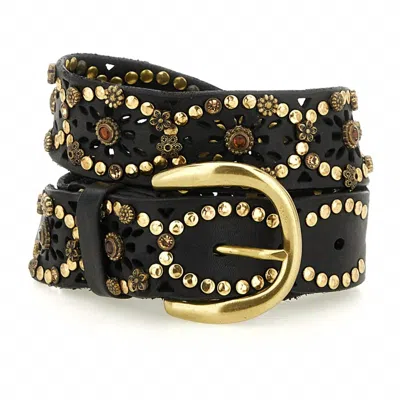 Campomaggi Women's Bella Di Notte Belt In Black