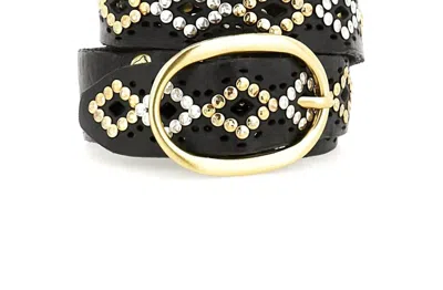 Campomaggi Women's Inaya Studded Belt In Black