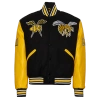 Campus Remix Mens  Alabama State University Varsity Jacket In Black/gold