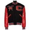 Campus Remix Mens  Clark Atlanta University Varsity Jacket In Red/black